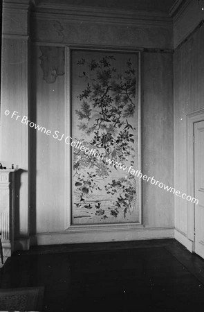 HEYWOOD HOUSE  CHINESE TAPESTRY IN BEDROOM